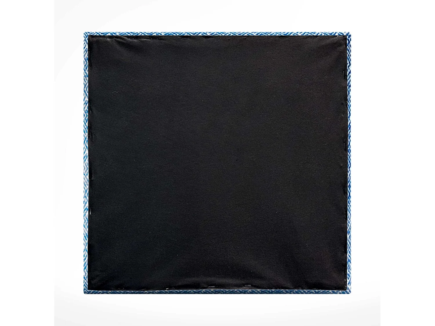 DHOME Panneaux Tapissés Exclusifs Série Luxury Edition Autoadhésifs pour Mur Acoustiques Absorbants Protection Chocs (Ethnic Blue, 60x60cm)