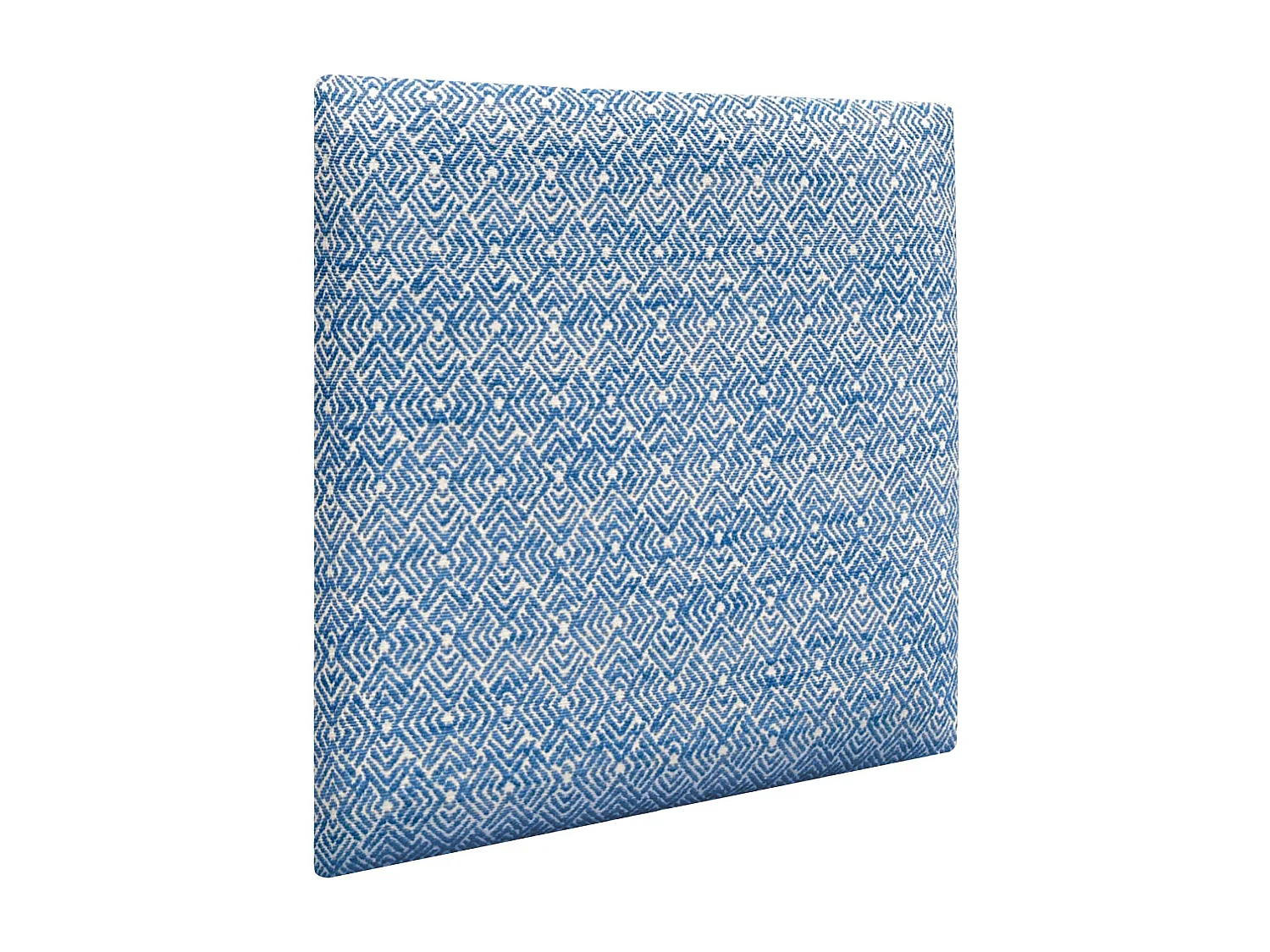DHOME Panneaux Tapissés Exclusifs Série Luxury Edition Autoadhésifs pour Mur Acoustiques Absorbants Protection Chocs (Ethnic Blue, 60x60cm)
