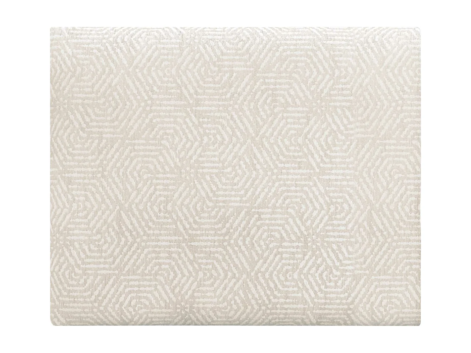 DHOME Tête de Lit Rembourrée Composée de Panneaux Autoadhésifs Interchangeables Série Luxury Edition Lit de Luxe Chambre (Ethnic White, 135cm)