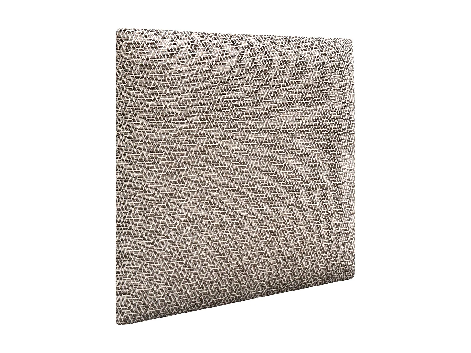 DHOME Conjunto de 6 Painéis Estofados em Tecido de Luxo Pack Autoadesivo para Parede Absorvente Acústico e Protetor (Ethnic Brown, 60x40cm, x6)