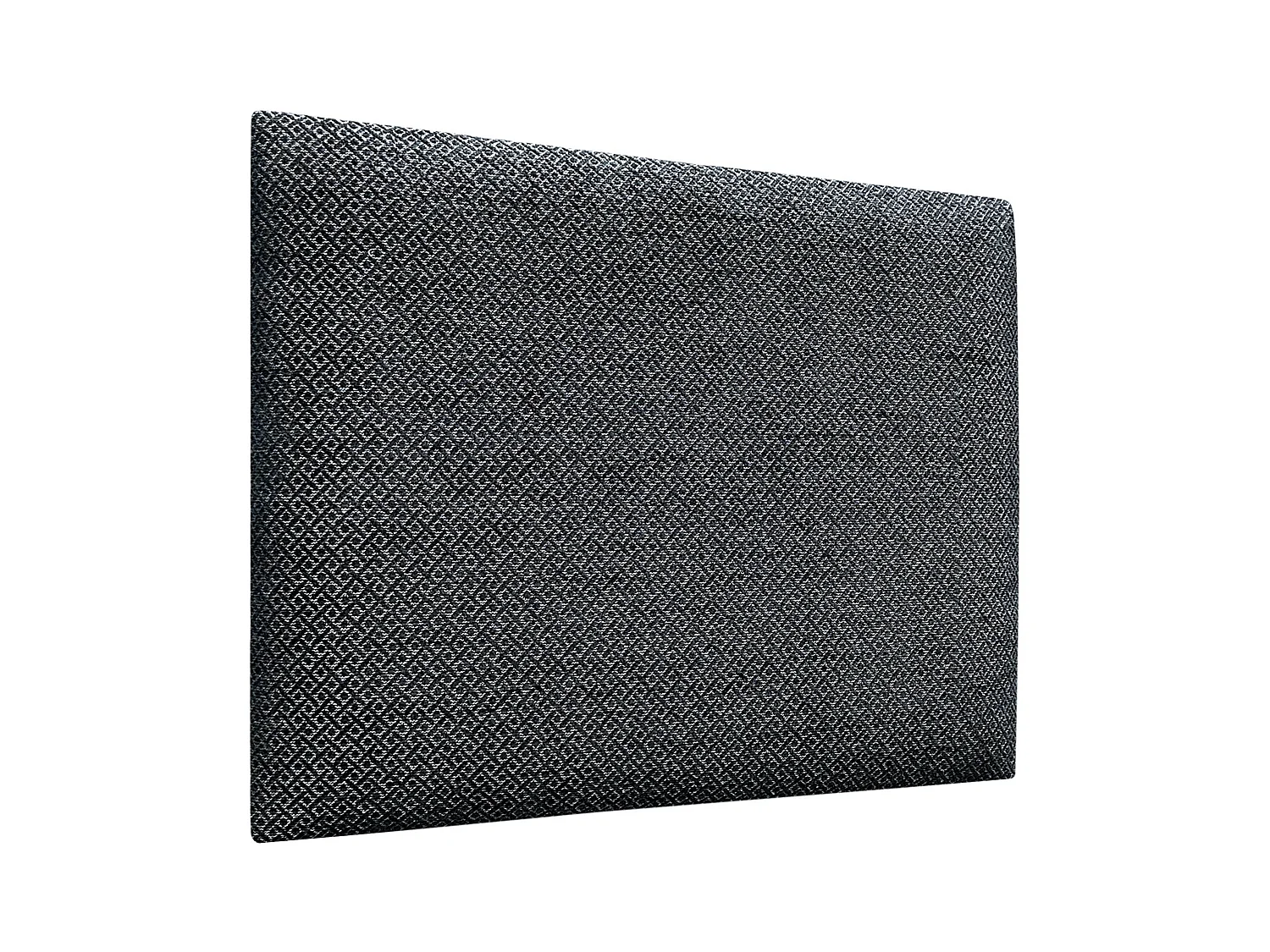 DHOME Tête de Lit Rembourrée Composée de Panneaux Autoadhésifs Interchangeables Série Luxury Edition Lit de Luxe Chambre (Silver Ebony, 105cm)