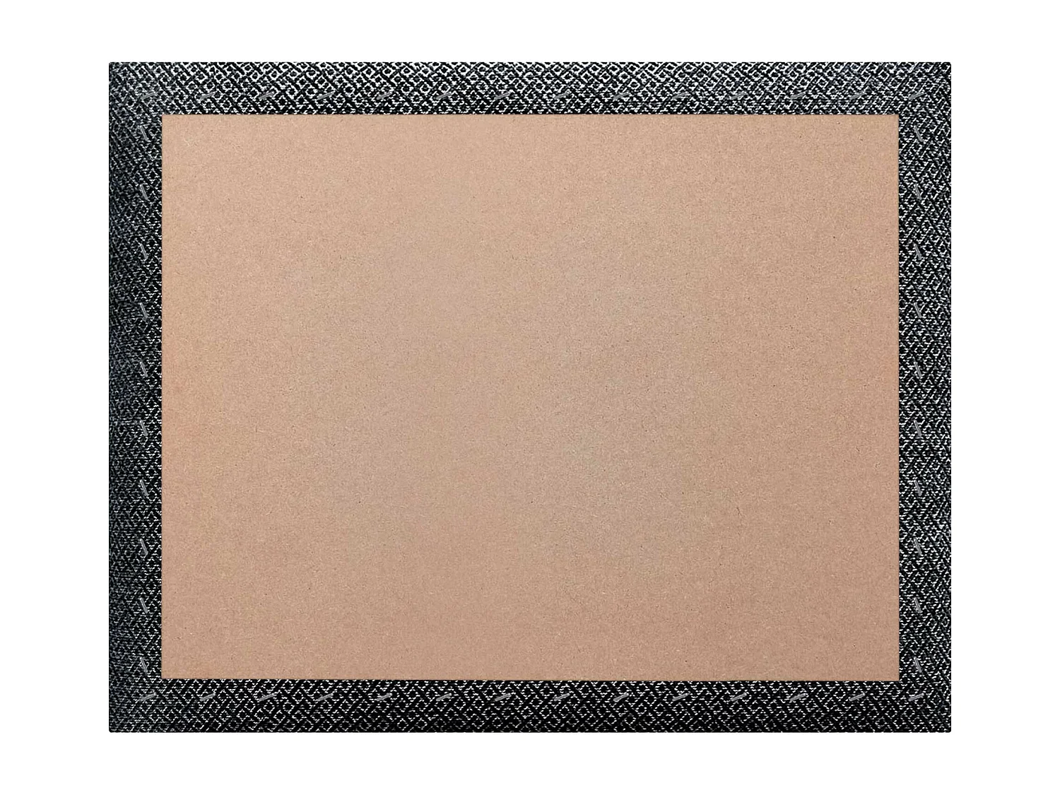 DHOME Tête de Lit Rembourrée Composée de Panneaux Autoadhésifs Interchangeables Série Luxury Edition Lit de Luxe Chambre (Silver Ebony, 105cm)