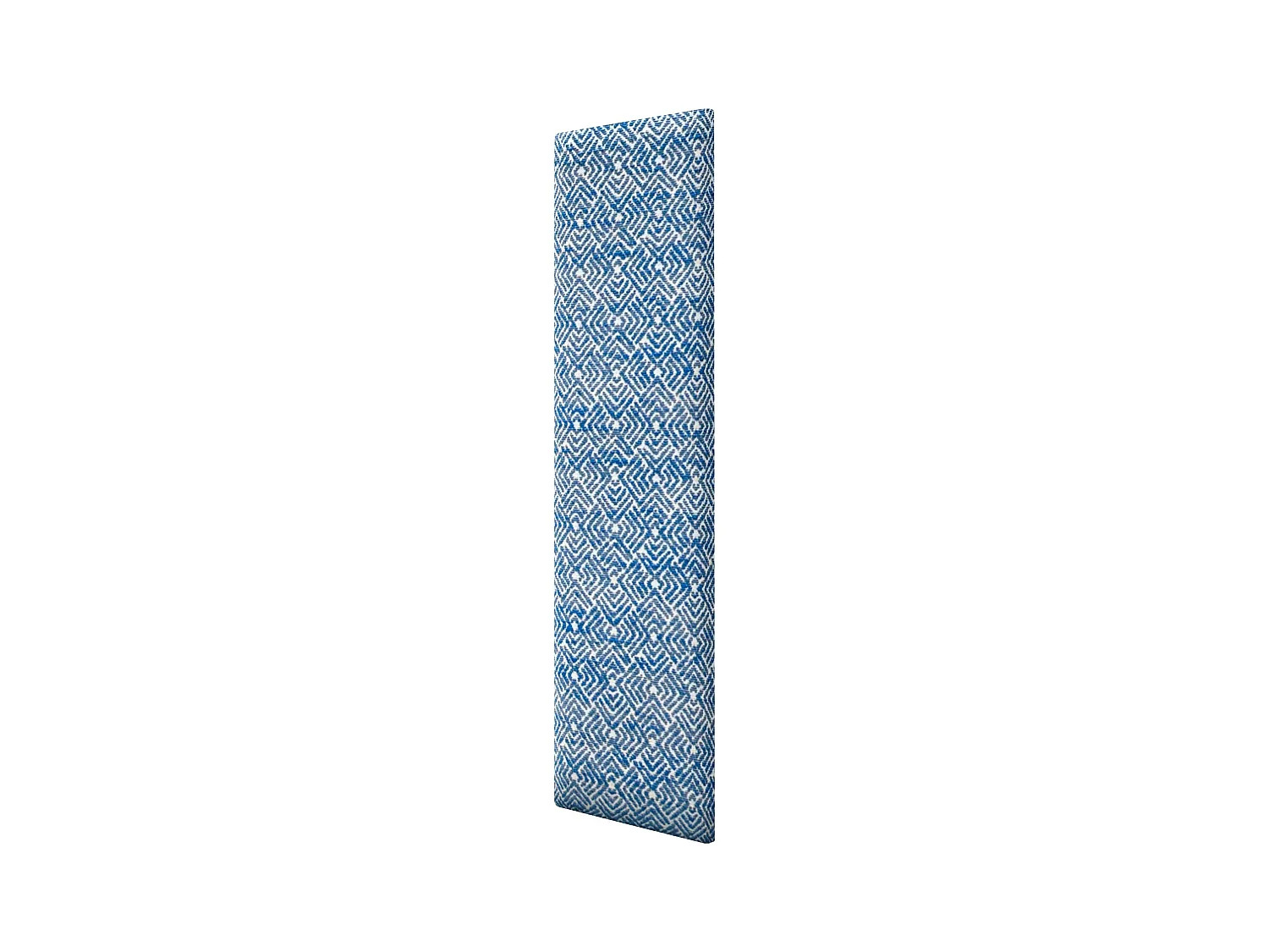 DHOME Panneaux Tapissés Exclusifs Série Luxury Edition Autoadhésifs pour Mur Acoustiques Absorbants Protection Chocs (Ethnic Blue, 60x20cm)