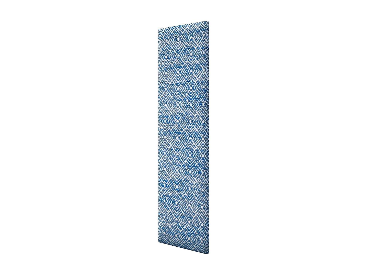 DHOME Pannelli Imbottiti Esclusivi Serie Luxury Edition Autoadesivi per Parete Acustici Assorbenti Protezione Urti Testiere (Ethnic Blue, 60x20cm)