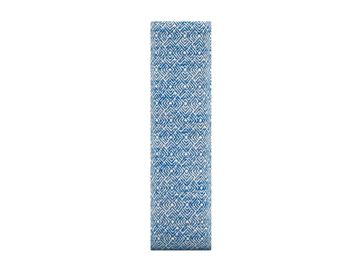 DHOME Pannelli Imbottiti Esclusivi Serie Luxury Edition Autoadesivi per Parete Acustici Assorbenti Protezione Urti Testiere (Ethnic Blue, 60x20cm)