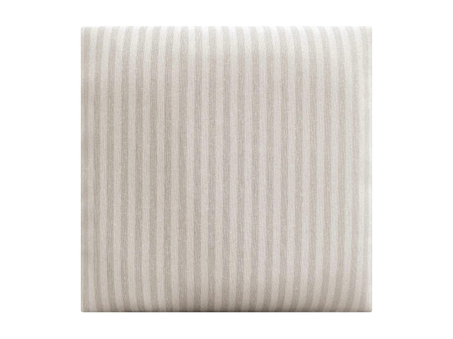 DHOME Ensemble de 8 Panneaux Tapissés en Tissu de Luxe Pack Autoadhésif pour Mur Acoustique Absorbant et Protecteur (Cream, 50x30cm, x8)
