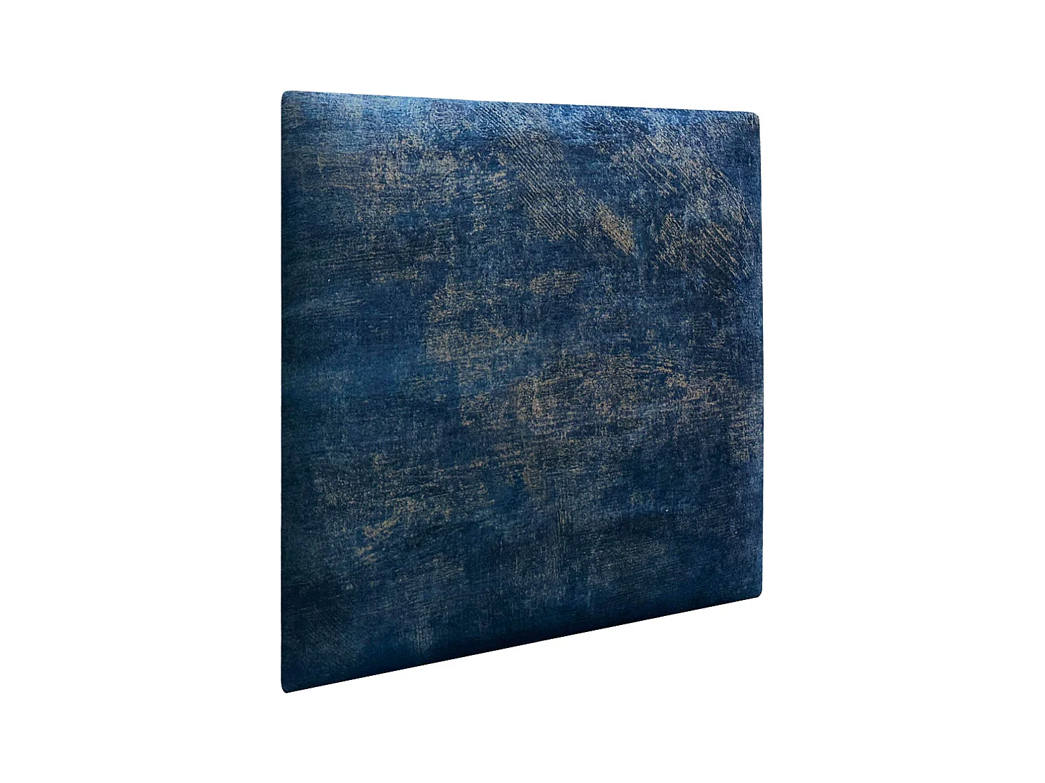 DHOME Exclusieve Gestoffeerde Panelen Luxury Edition Zelfklevend voor MuurGeluidsabsorberend Stootbescherming (Luxurious Blue, 50x50cm)