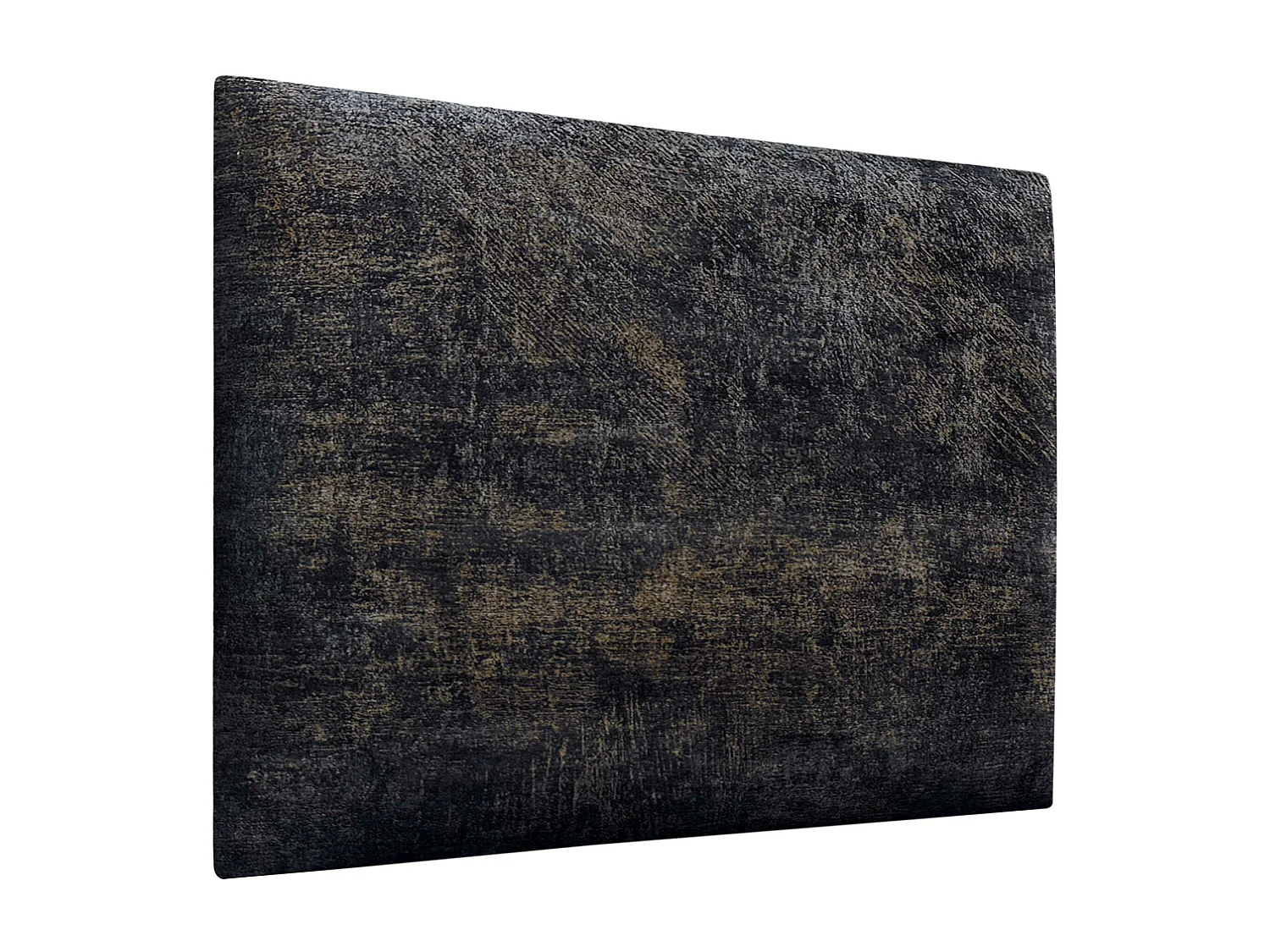 DHOME Gepolstertes Kopfteil aus austauschbaren selbstklebenden Paneelen Luxury Edition Serie Luxusbett Schlafzimmer (Luxurious Black, 105cm)