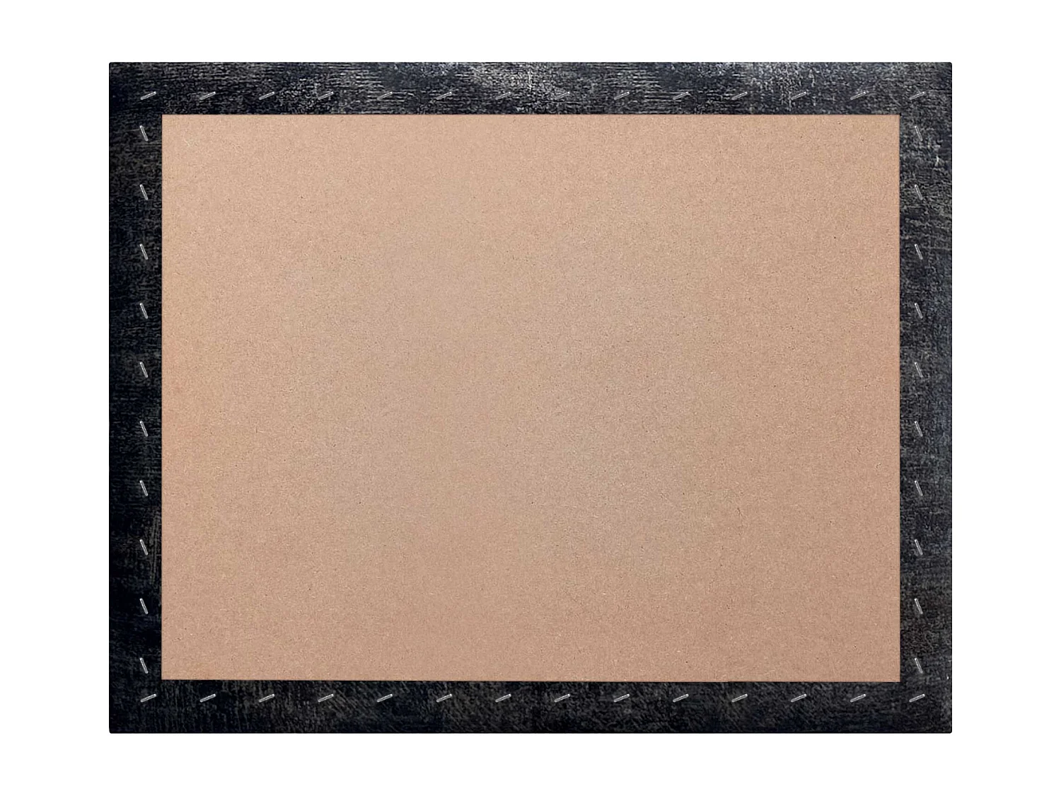 DHOME Gepolstertes Kopfteil aus austauschbaren selbstklebenden Paneelen Luxury Edition Serie Luxusbett Schlafzimmer (Luxurious Black, 105cm)