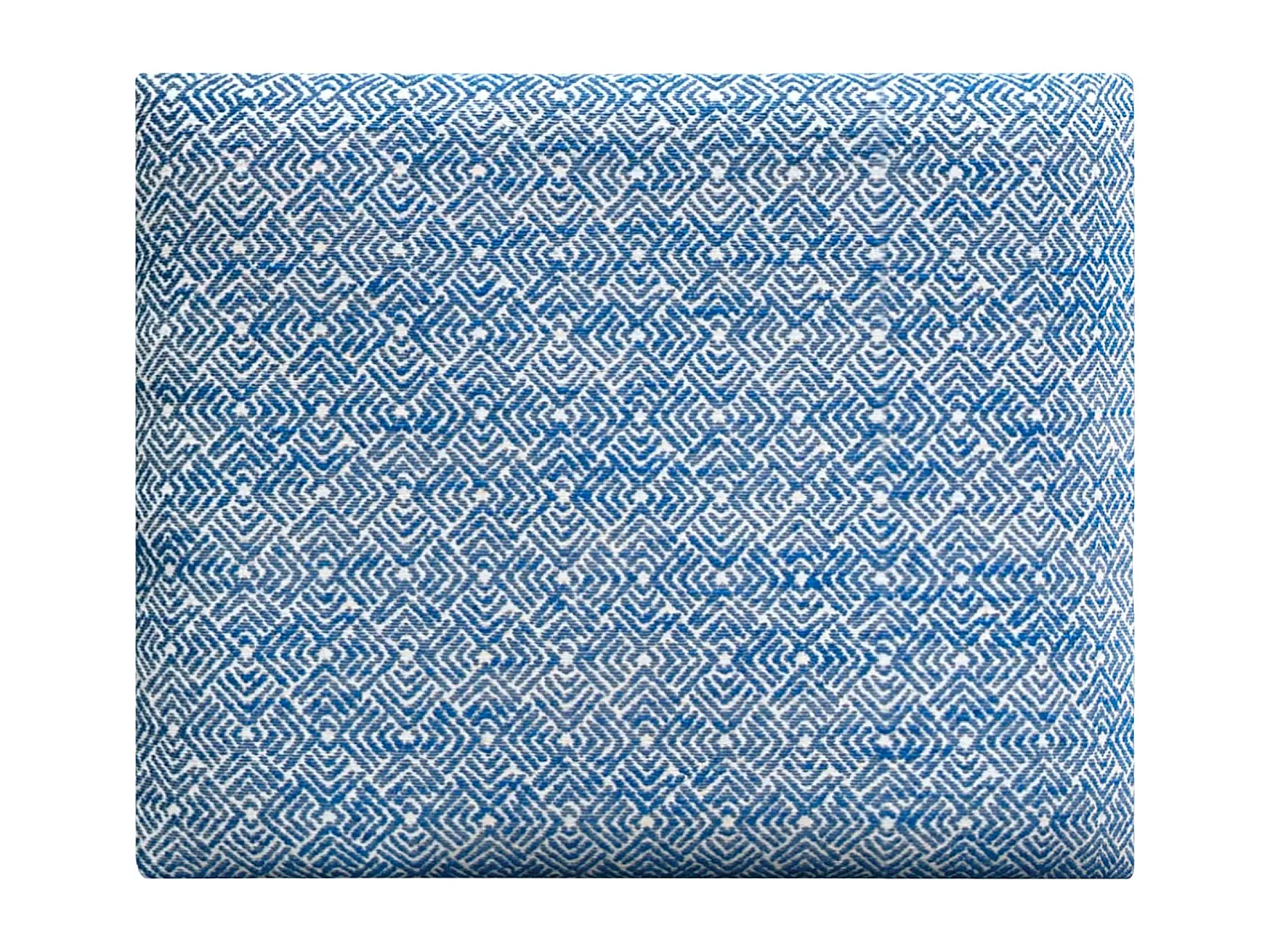 DHOME Tête de Lit Rembourrée Composée de Panneaux Autoadhésifs Interchangeables Série Luxury Edition Lit de Luxe Chambre (Ethnic Blue, 90cm)