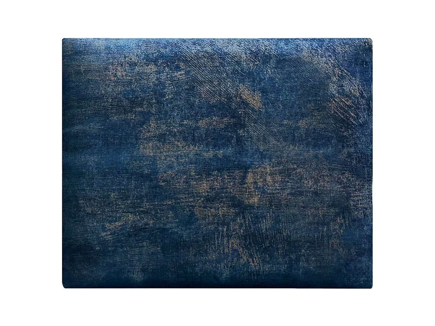 DHOME Tête de Lit Rembourrée Composée de Panneaux Autoadhésifs Interchangeables Série Luxury Edition Lit de Luxe Chambre (Luxurious Blue, 135cm)