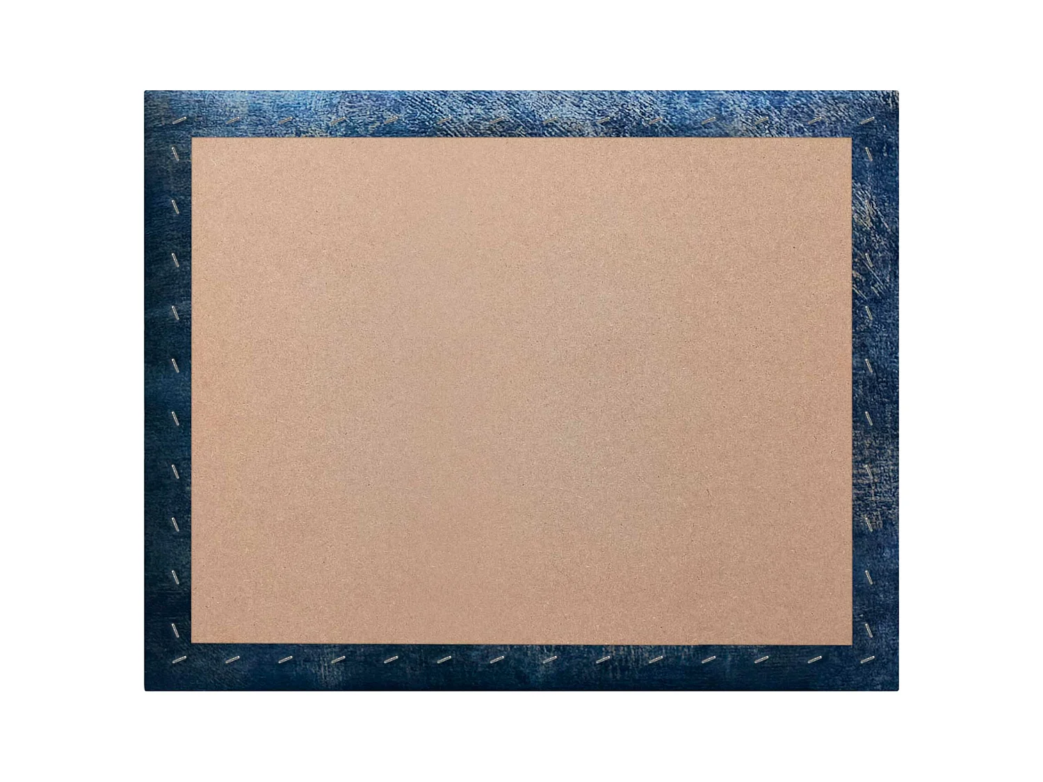 DHOME Tête de Lit Rembourrée Composée de Panneaux Autoadhésifs Interchangeables Série Luxury Edition Lit de Luxe Chambre (Luxurious Blue, 135cm)
