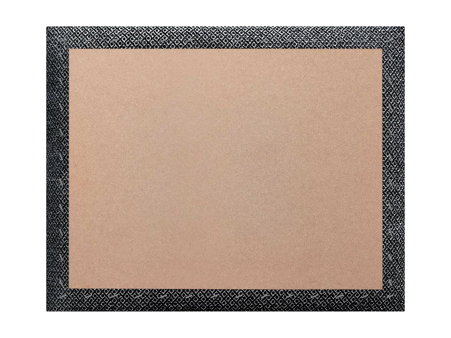 DHOME Gepolstertes Kopfteil aus austauschbaren selbstklebenden Paneelen Luxury Edition Serie Luxusbett Schlafzimmer (Silver Ebony, 200cm)