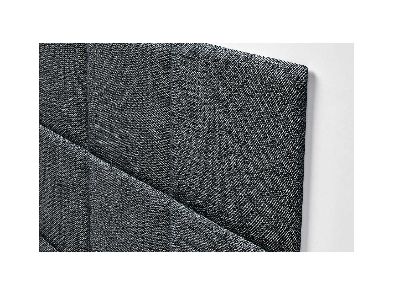 DHOME Tête de Lit Rembourrée Composée de Panneaux Autoadhésifs Interchangeables Série Luxury Edition Lit de Luxe Chambre (Silver Ebony, 200cm)