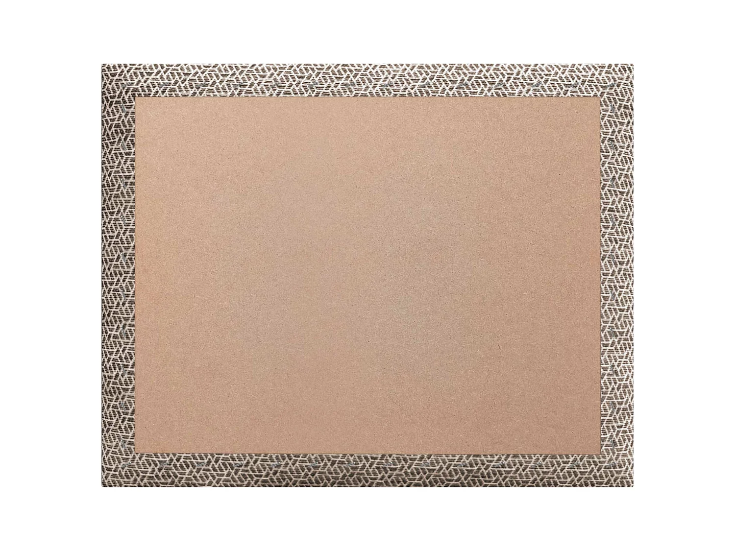 DHOME Tête de Lit Rembourrée Composée de Panneaux Autoadhésifs Interchangeables Série Luxury Edition Lit de Luxe Chambre (Ethnic Brown, 150cm)