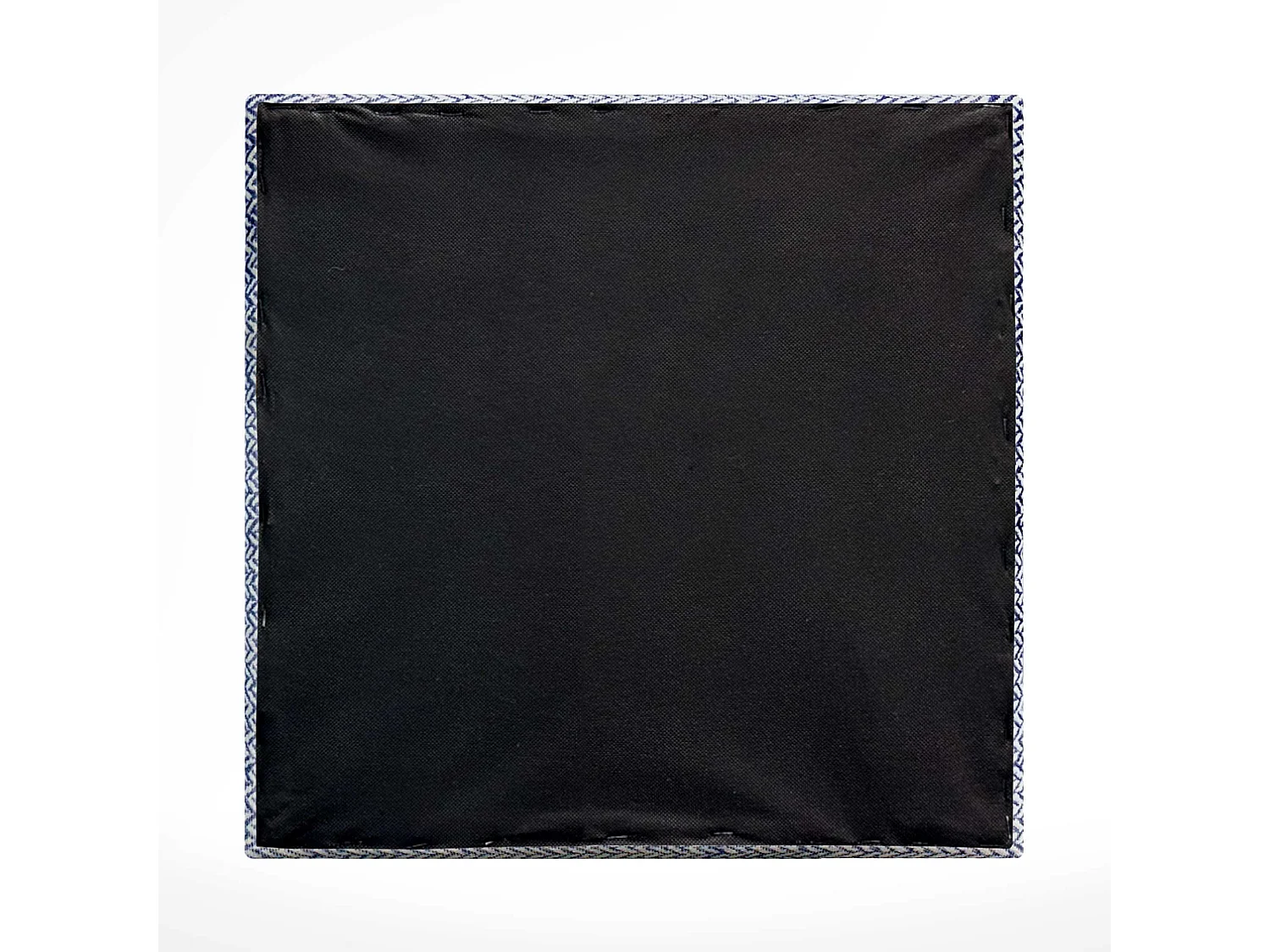 DHOME Ensemble de 8 Panneaux Tapissés en Tissu de Luxe Pack Autoadhésif pour Mur Acoustique Absorbant et Protecteur (Épis bleus, 50x30cm, x8)