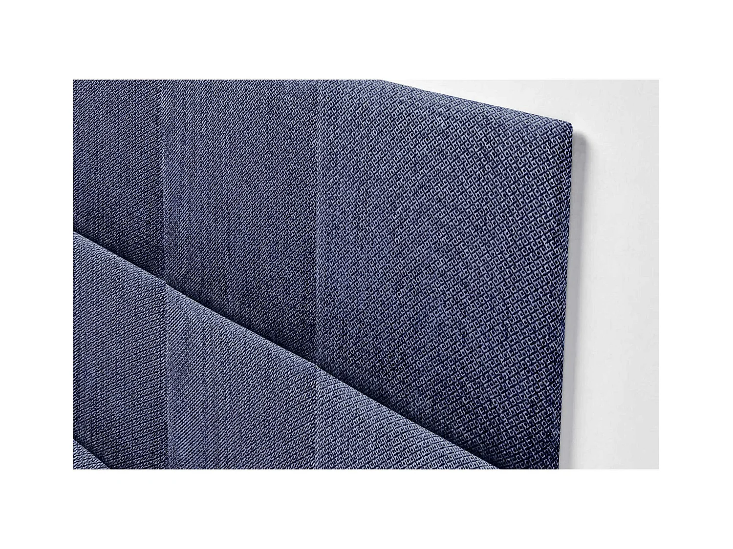 DHOME Tête de Lit Rembourrée Composée de Panneaux Autoadhésifs Interchangeables Série Luxury Edition Lit de Luxe Chambre (Silver Marine, 110cm)