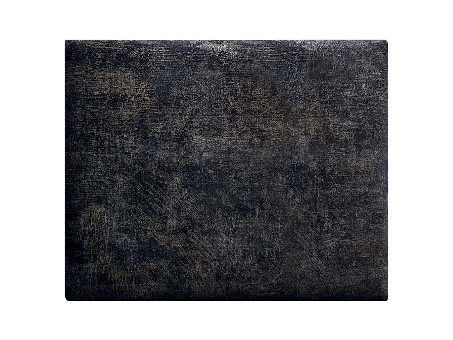DHOME Tête de Lit Rembourrée Composée de Panneaux Autoadhésifs Interchangeables Série Luxury Edition Lit de Luxe Chambre (Luxurious Black, 140cm)