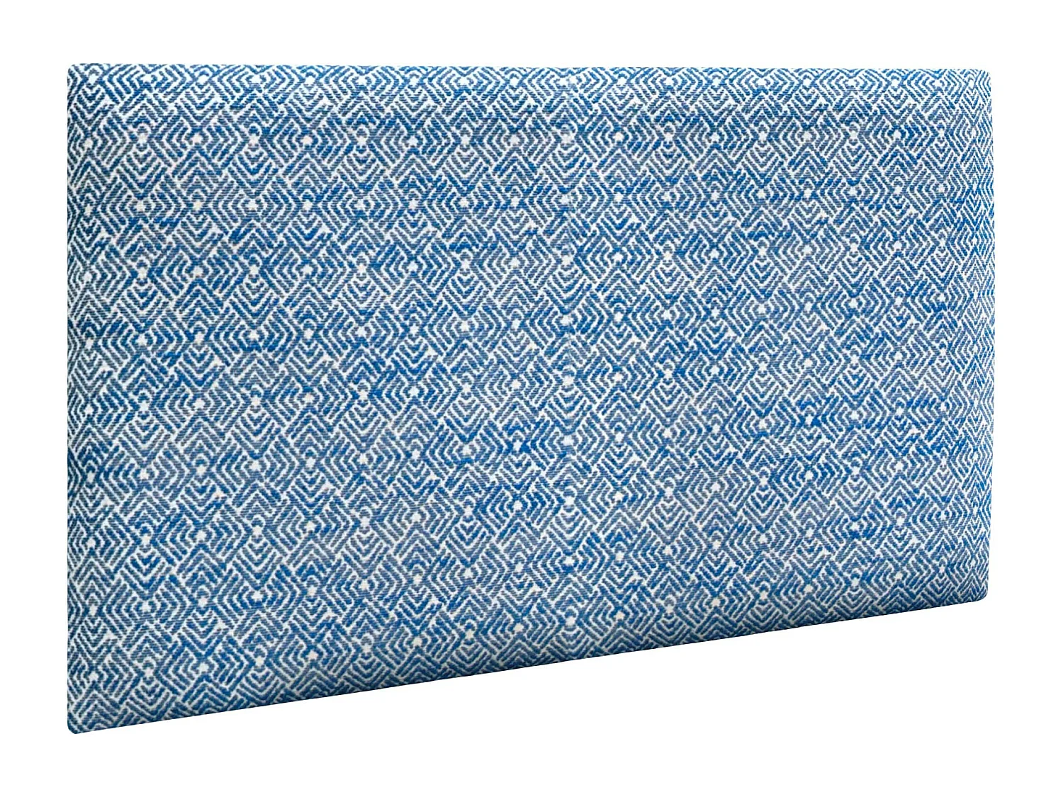 DHOME Panneaux Tapissés Exclusifs Série Luxury Edition Autoadhésifs pour Mur Acoustiques Absorbants Protection Chocs (Ethnic Blue, 50x40cm)