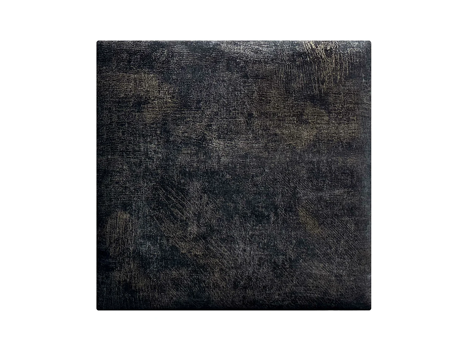 DHOME Ensemble de 6 Panneaux Tapissés en Tissu de Luxe Pack Autoadhésif pour Mur Acoustique Absorbant et Protecteur (Luxurious Black, 60x40cm, x6)