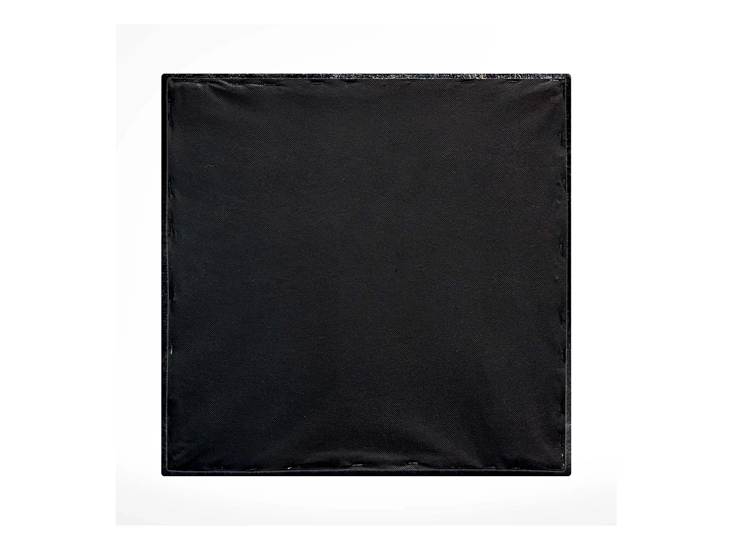 DHOME Ensemble de 6 Panneaux Tapissés en Tissu de Luxe Pack Autoadhésif pour Mur Acoustique Absorbant et Protecteur (Luxurious Black, 60x40cm, x6)