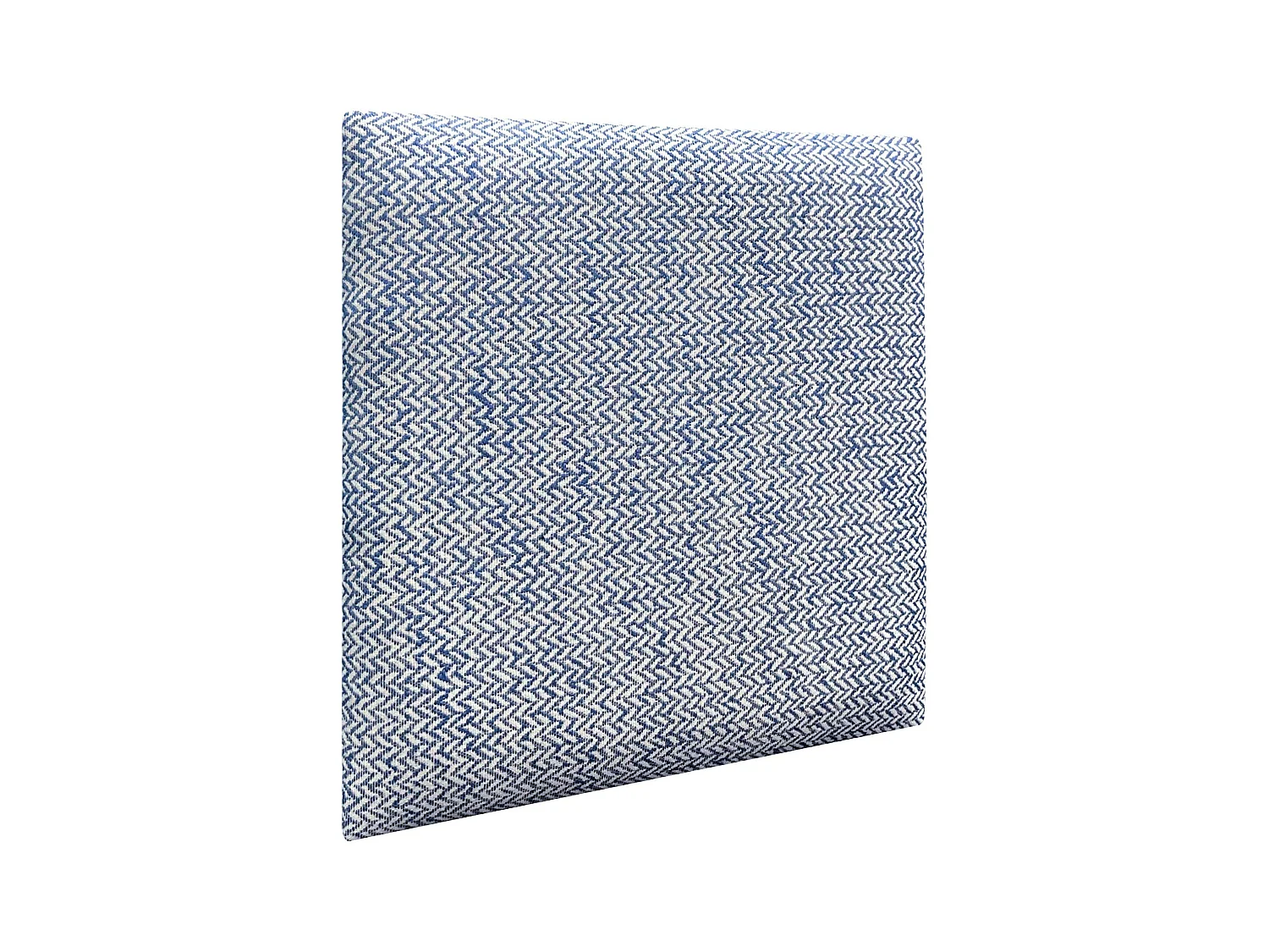 DHOME Panneaux Tapissés Exclusifs Série Luxury Edition Autoadhésifs pour Mur Acoustiques Absorbants Protection Chocs (Épis Azul, 60x60cm)