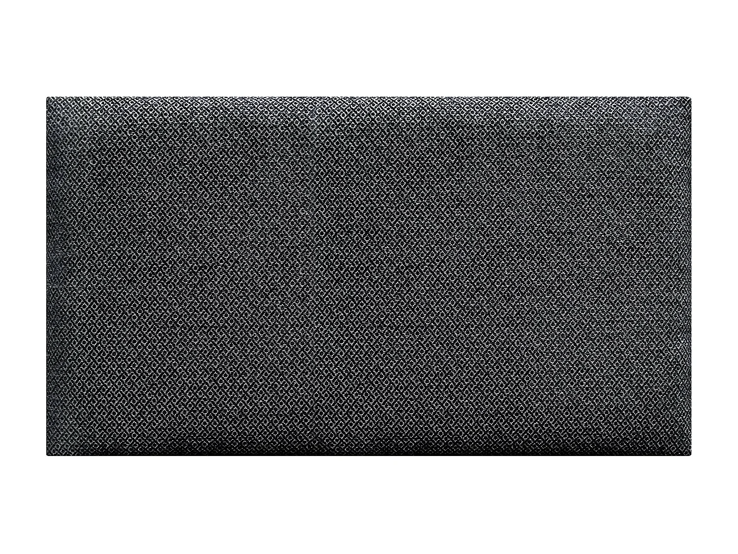 DHOME Ensemble de 1 Panneaux Tapissés en Tissu de Luxe Pack Autoadhésif pour Mur Acoustique Absorbant et Protecteur (Silver Ebony, 50x40cm, x1)