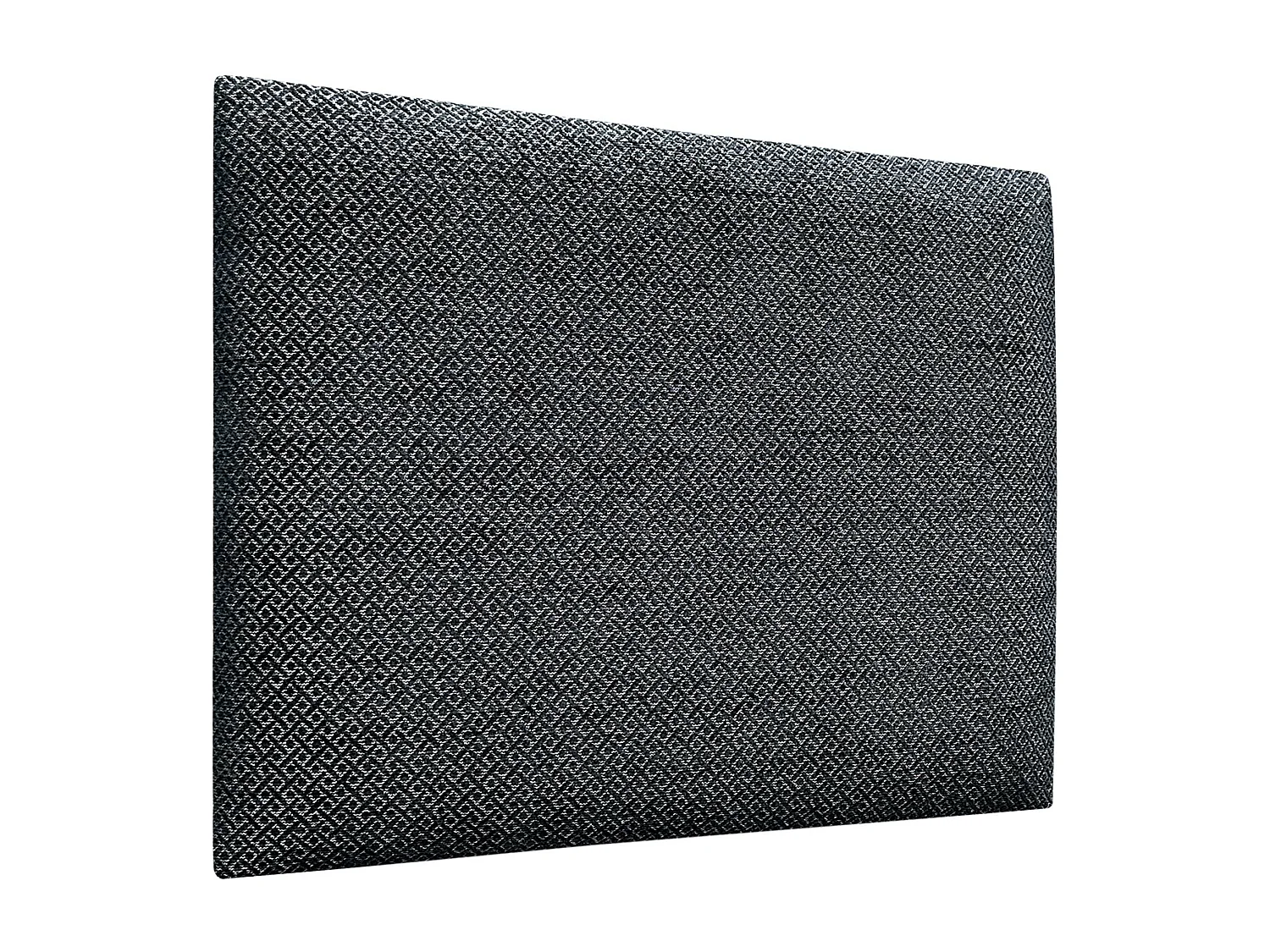 DHOME Gestoffeerd hoofdbord bestaande uit verwisselbare zelfklevende panelen Luxury Edition Serie Luxe bed Slaapkamer (Silver Ebony, 160cm)