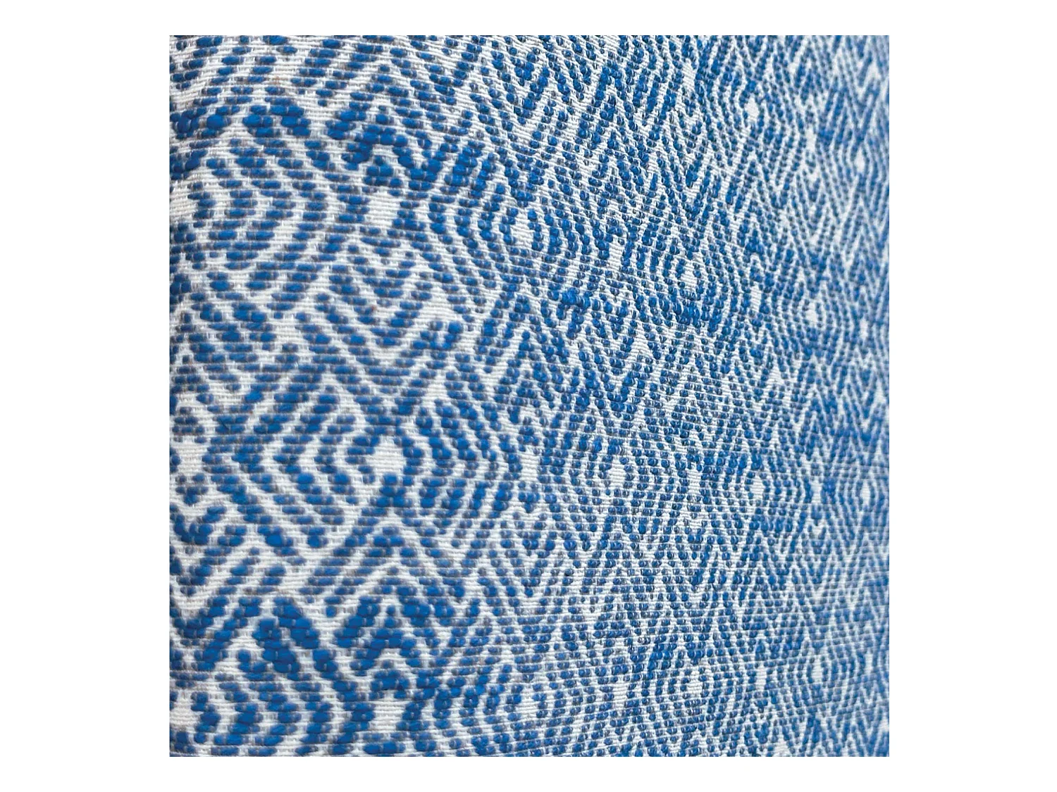 DHOME Tête de Lit Rembourrée Composée de Panneaux Autoadhésifs Interchangeables Série Luxury Edition Lit de Luxe Chambre (Ethnic Blue, 150cm)
