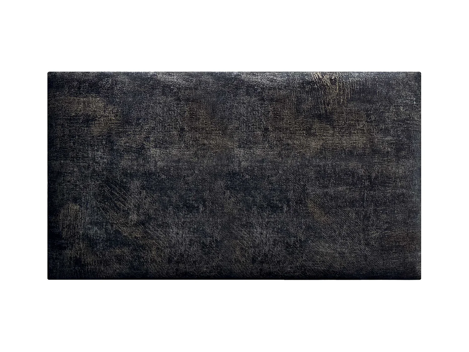 DHOME Ensemble de 1 Panneaux Tapissés en Tissu de Luxe Pack Autoadhésif pour Mur Acoustique Absorbant et Protecteur (Luxurious Black, 50x50cm, x1)