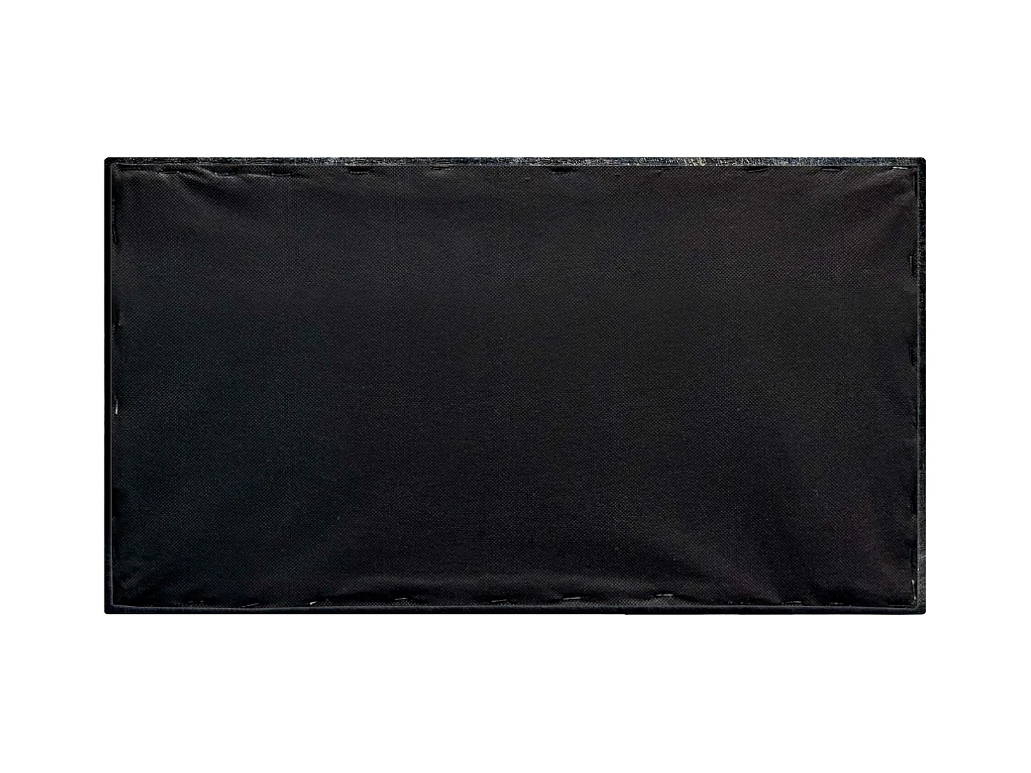 DHOME Ensemble de 1 Panneaux Tapissés en Tissu de Luxe Pack Autoadhésif pour Mur Acoustique Absorbant et Protecteur (Luxurious Black, 50x50cm, x1)