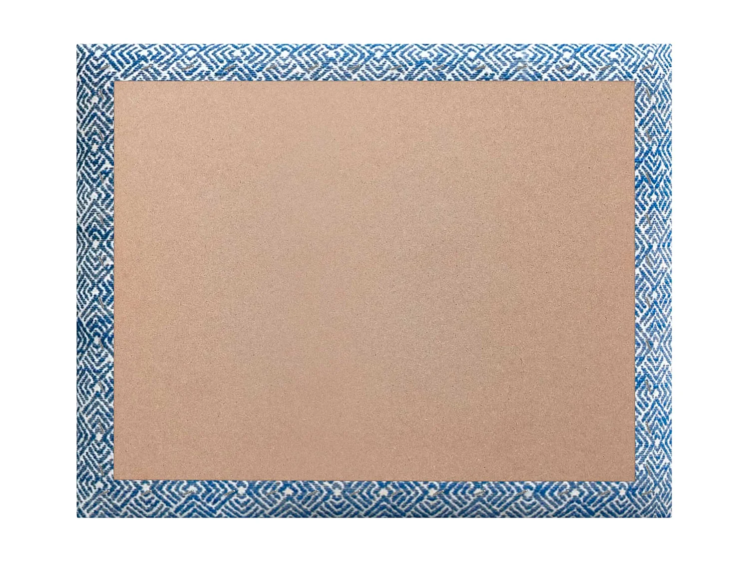 DHOME Gestoffeerd hoofdbord bestaande uit verwisselbare zelfklevende panelen Luxury Edition Serie Luxe bed Slaapkamer (Ethnic Blue, 140cm)