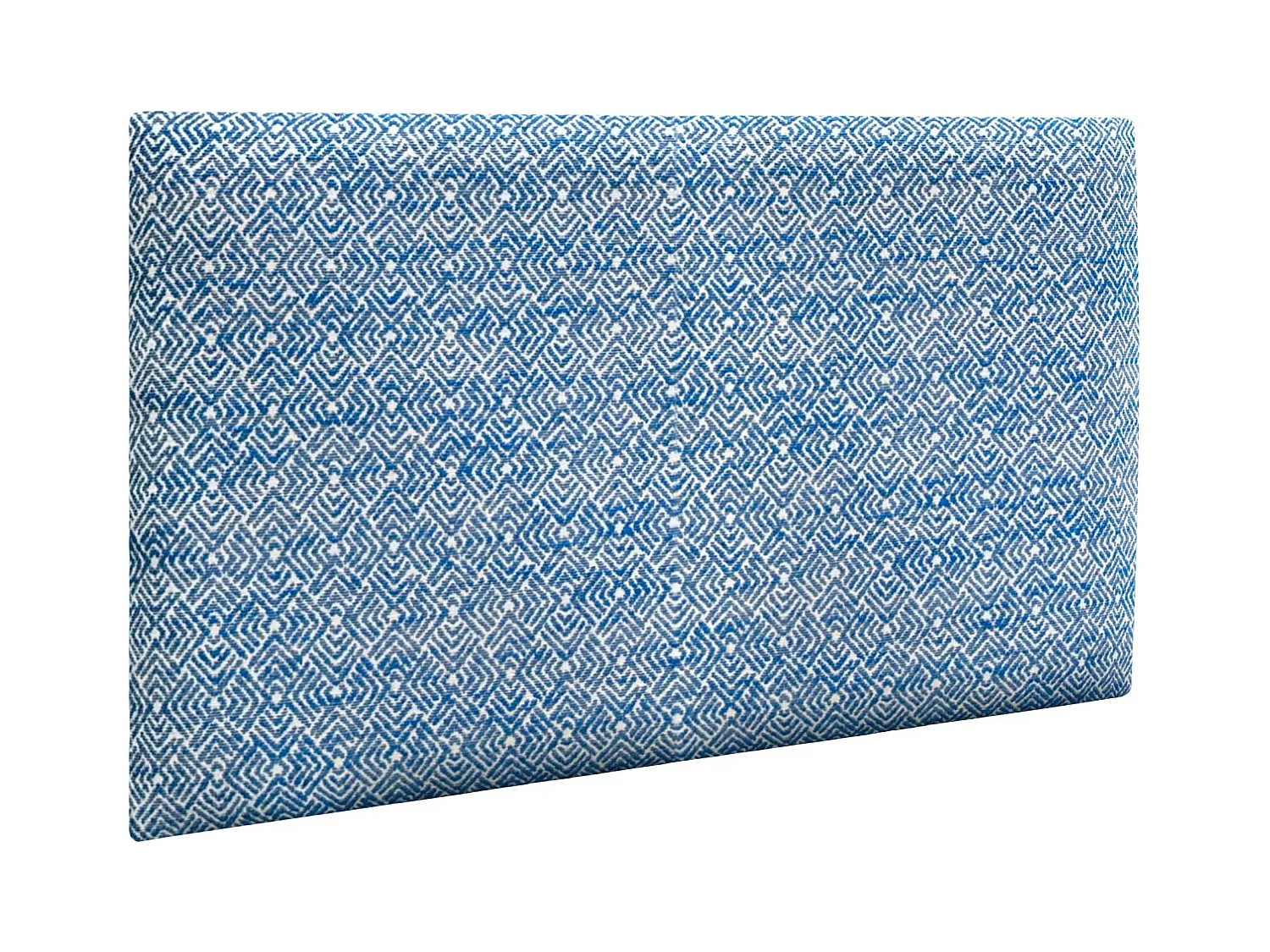 DHOME Panneaux Tapissés Exclusifs Série Luxury Edition Autoadhésifs pour Mur Acoustiques Absorbants Protection Chocs (Ethnic Blue, 60x50cm)