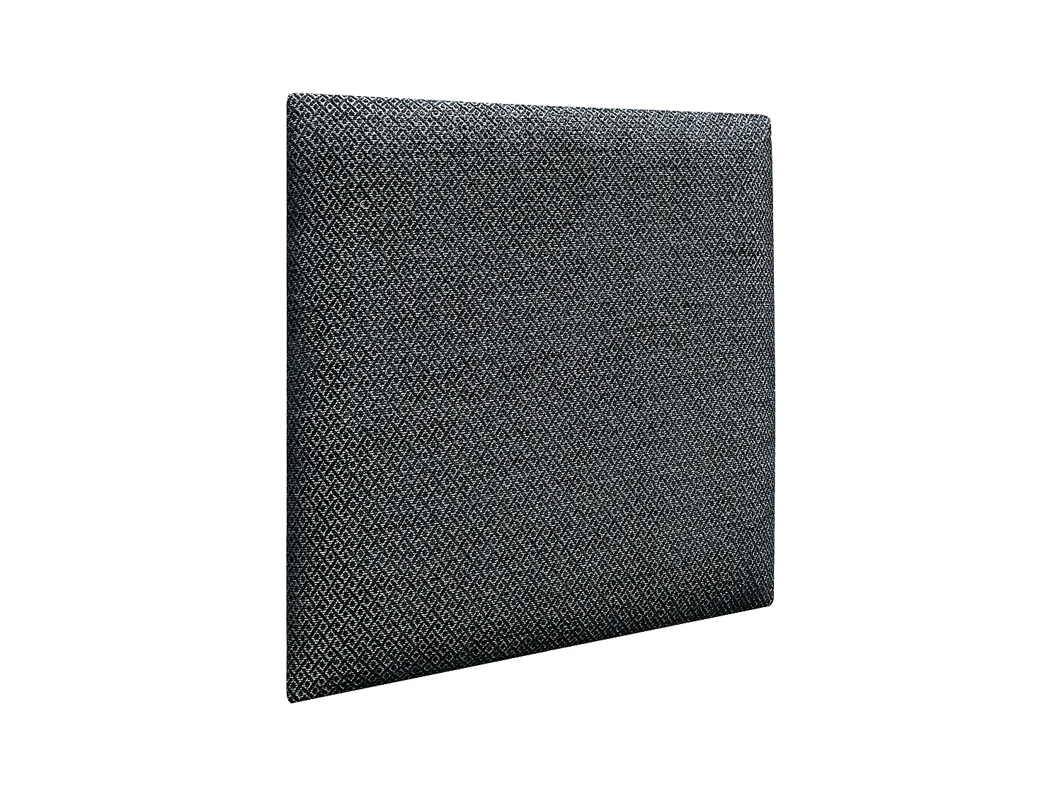 DHOME Panneaux Tapissés Exclusifs Série Luxury Edition Autoadhésifs pour Mur Acoustiques Absorbants Protection Chocs (Silver Ebony, 50x50cm)