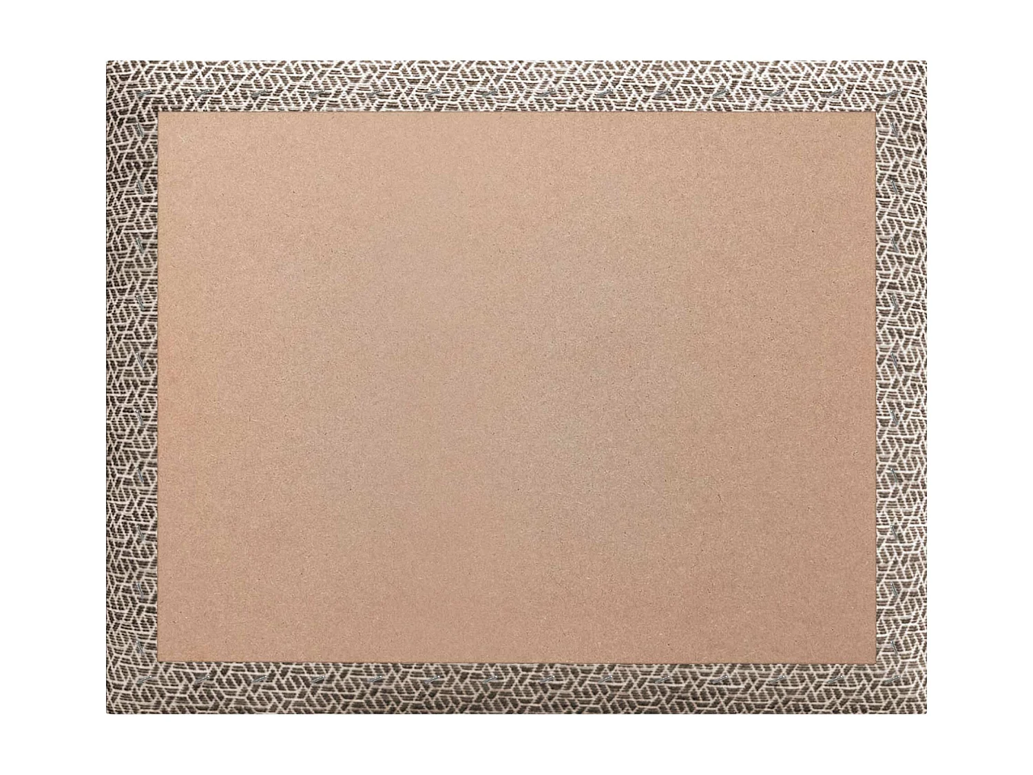 DHOME Tête de Lit Rembourrée Composée de Panneaux Autoadhésifs Interchangeables Série Luxury Edition Lit de Luxe Chambre (Ethnic Brown, 135cm)