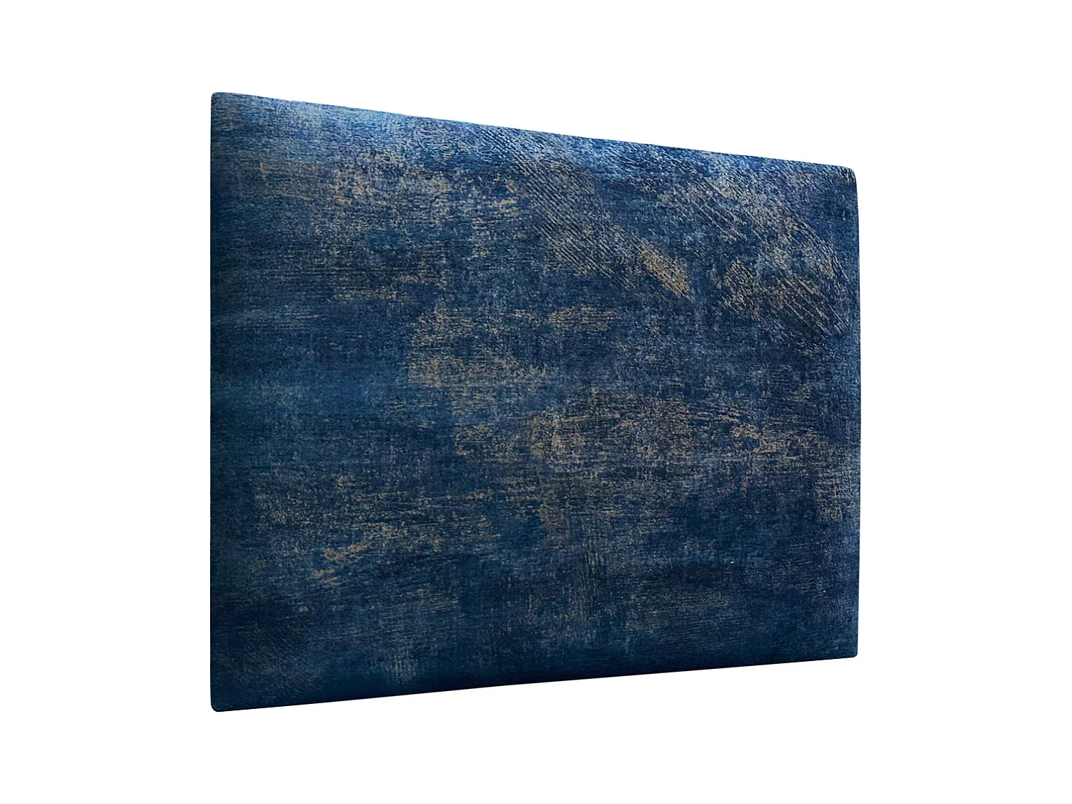 DHOME Tête de Lit Rembourrée Composée de Panneaux Autoadhésifs Interchangeables Série Luxury Edition Lit de Luxe Chambre (Luxurious Blue, 140cm)