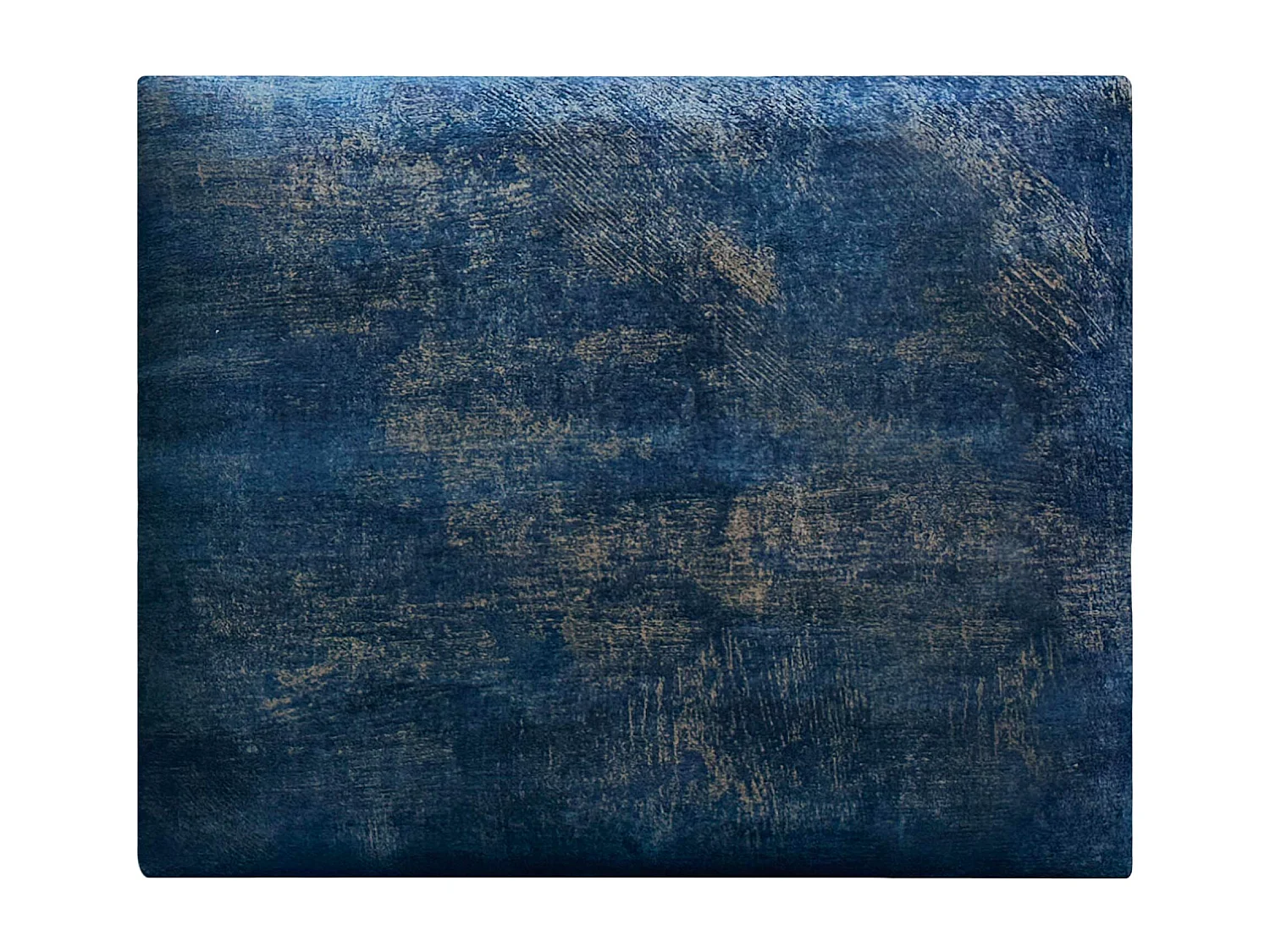 DHOME Tête de Lit Rembourrée Composée de Panneaux Autoadhésifs Interchangeables Série Luxury Edition Lit de Luxe Chambre (Luxurious Blue, 140cm)