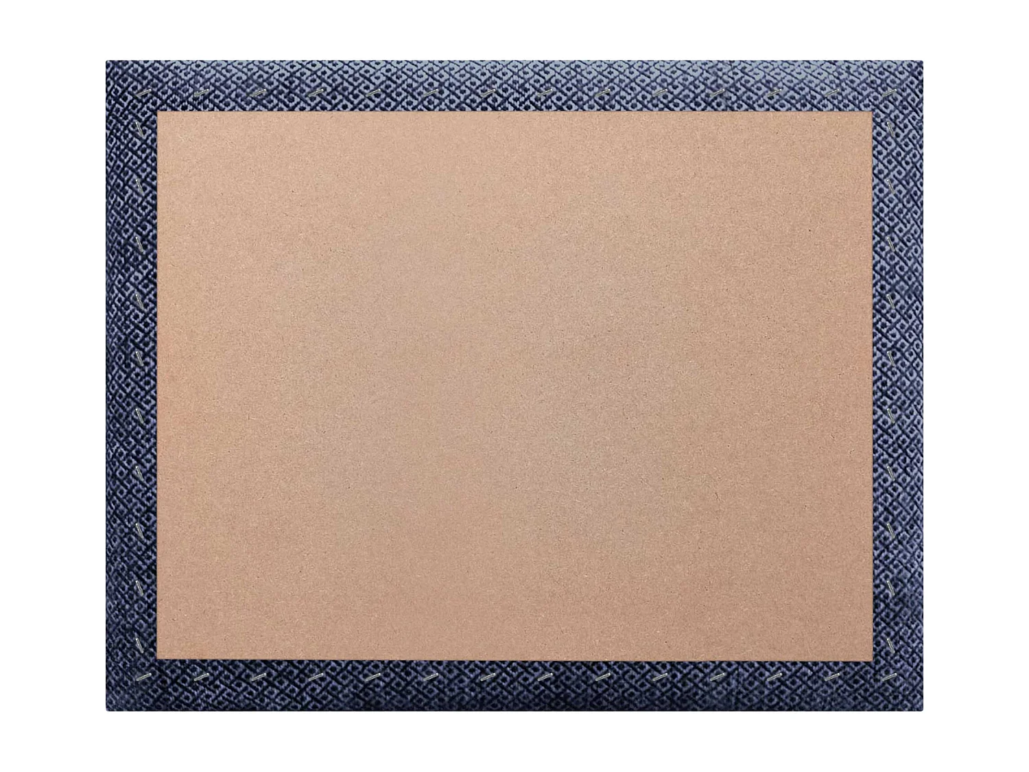 DHOME Tête de Lit Rembourrée Composée de Panneaux Autoadhésifs Interchangeables Série Luxury Edition Lit de Luxe Chambre (Silver Marine, 80cm)