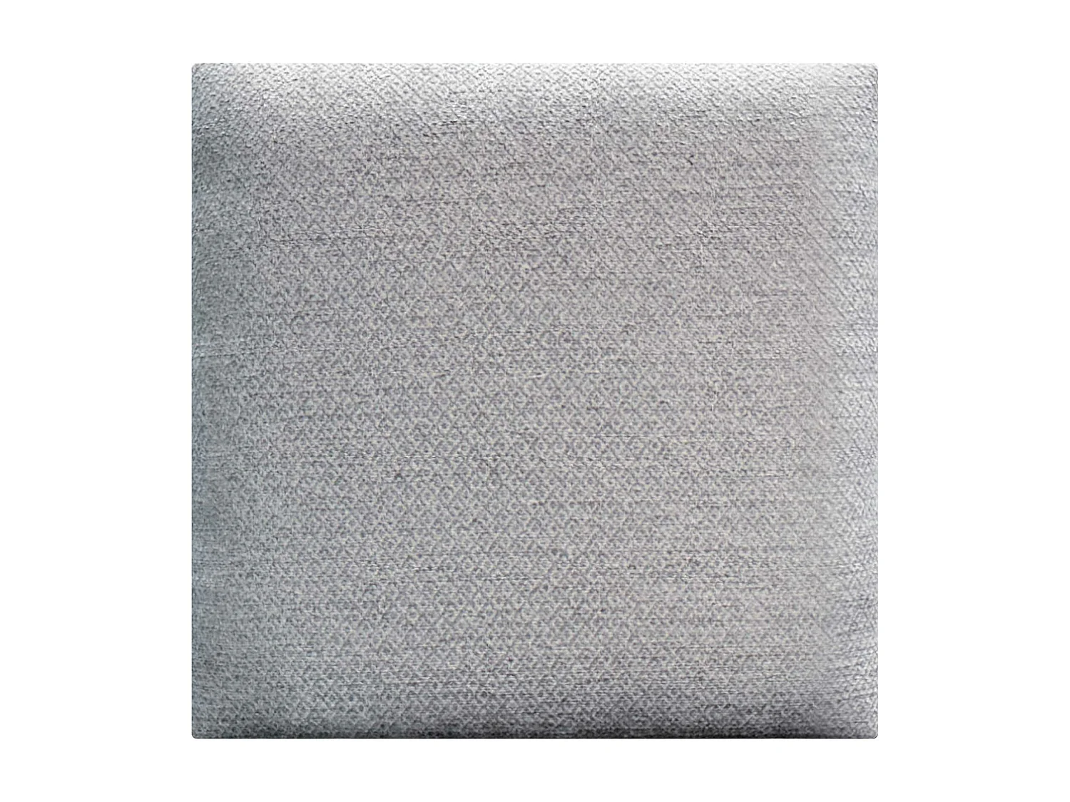 DHOME Ensemble de 6 Panneaux Tapissés en Tissu de Luxe Pack Autoadhésif pour Mur Acoustique Absorbant et Protecteur (Silver Grey, 50x30cm, x6)