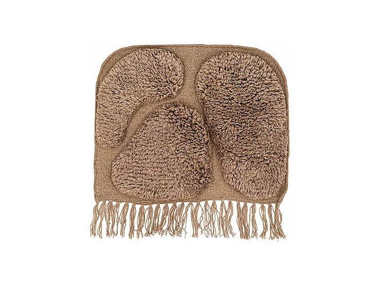 Déco Murale en Laine "Jakobso" 62cm Marron