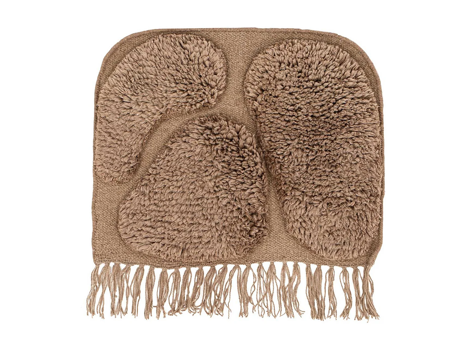 Déco Murale en Laine "Jakobso" 62cm Marron