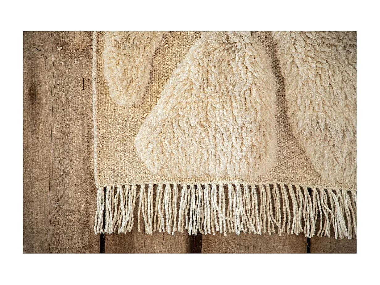 Déco Murale en Laine "Jakobso" 62cm Naturel