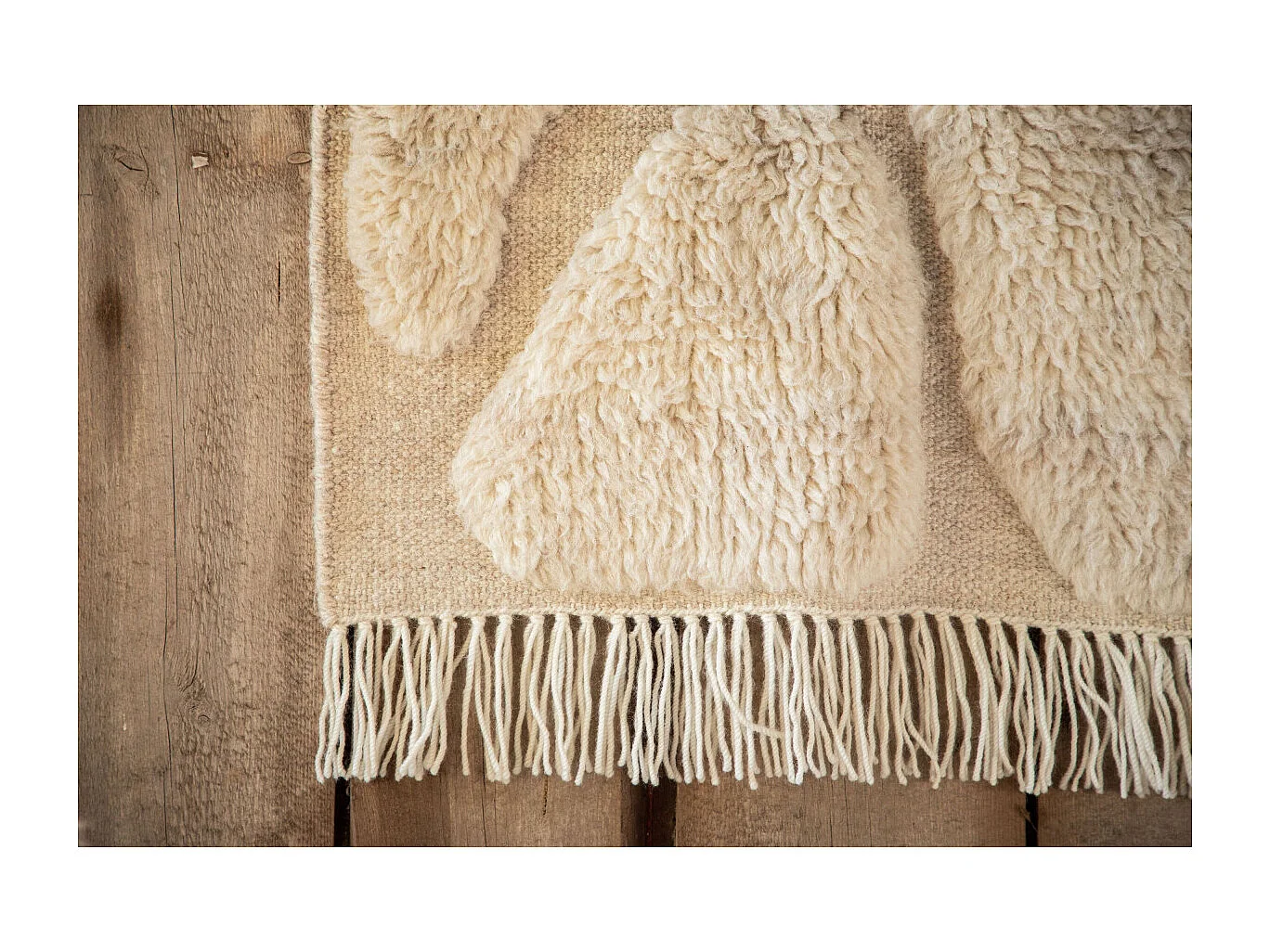 Déco Murale en Laine "Jakobso" 62cm Naturel