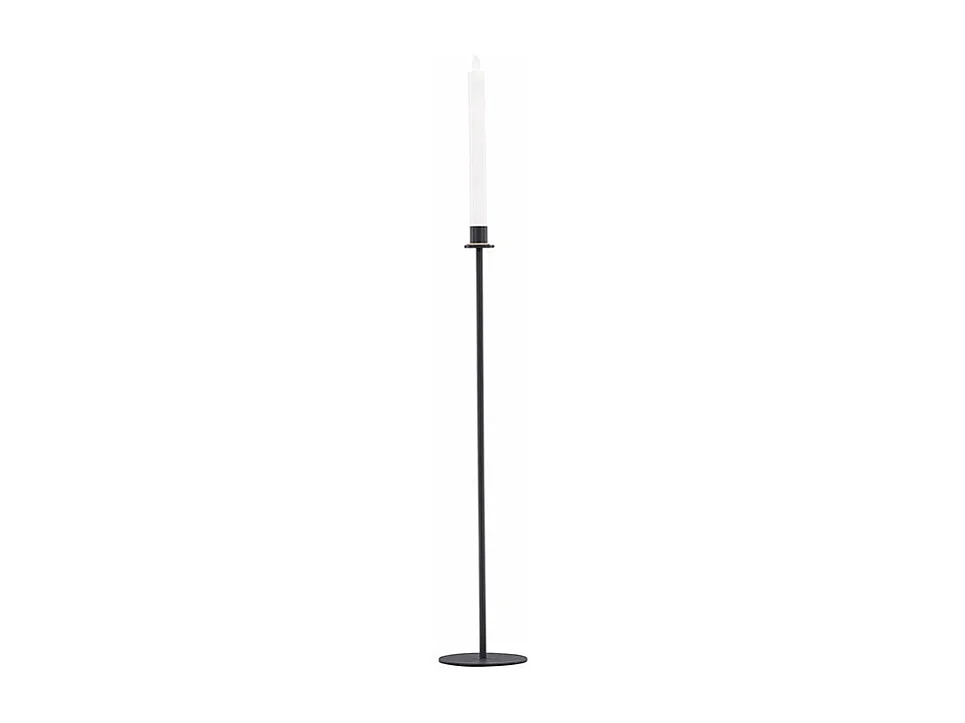 Bougeoir à LED en Métal "Hogehall" 79cm Noir