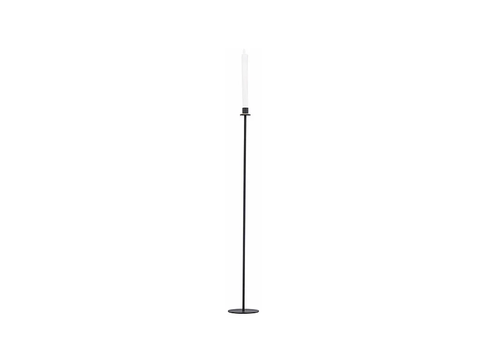Bougeoir à LED en Métal "Hogehall" 102cm Noir