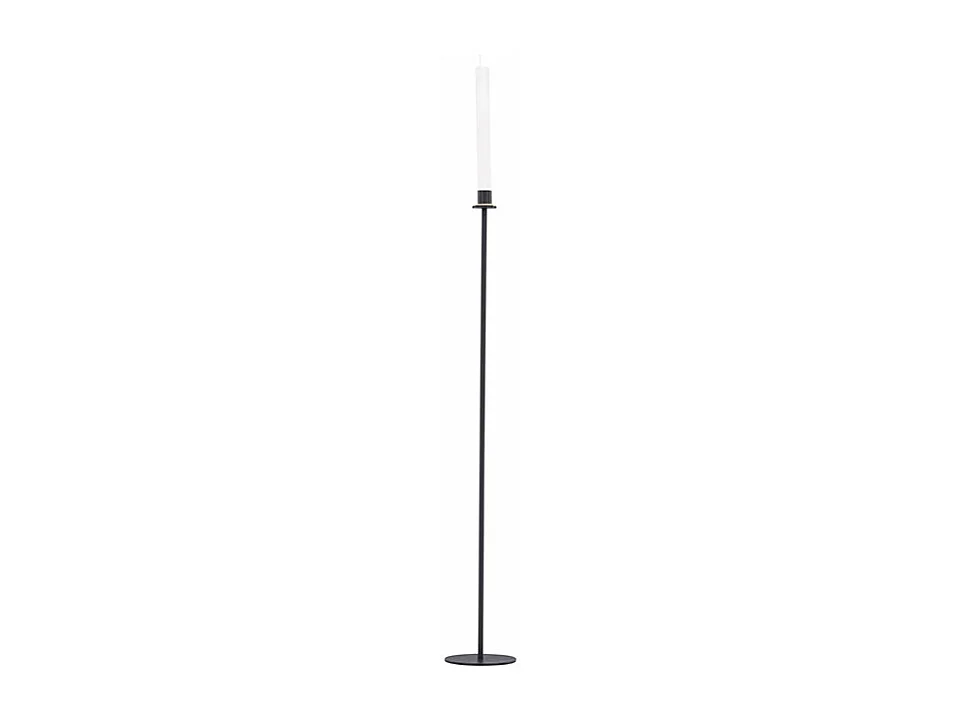 Bougeoir à LED en Métal "Hogehall" 102cm Noir