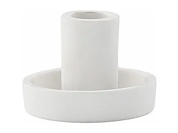 Portacandele Ceco bianco.