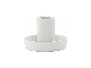 Portacandele Ceco bianco.