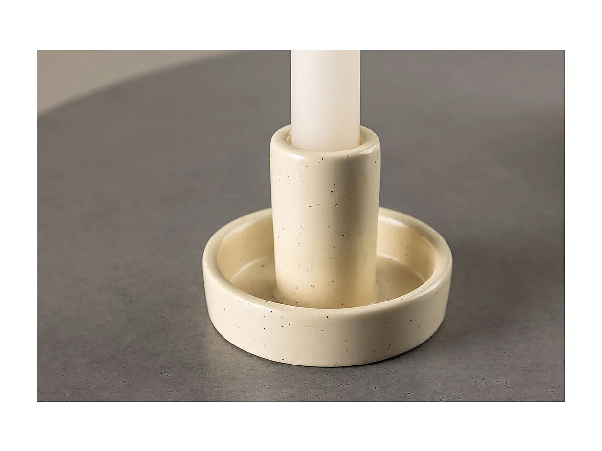 Ceco Kerzenhalter beige.