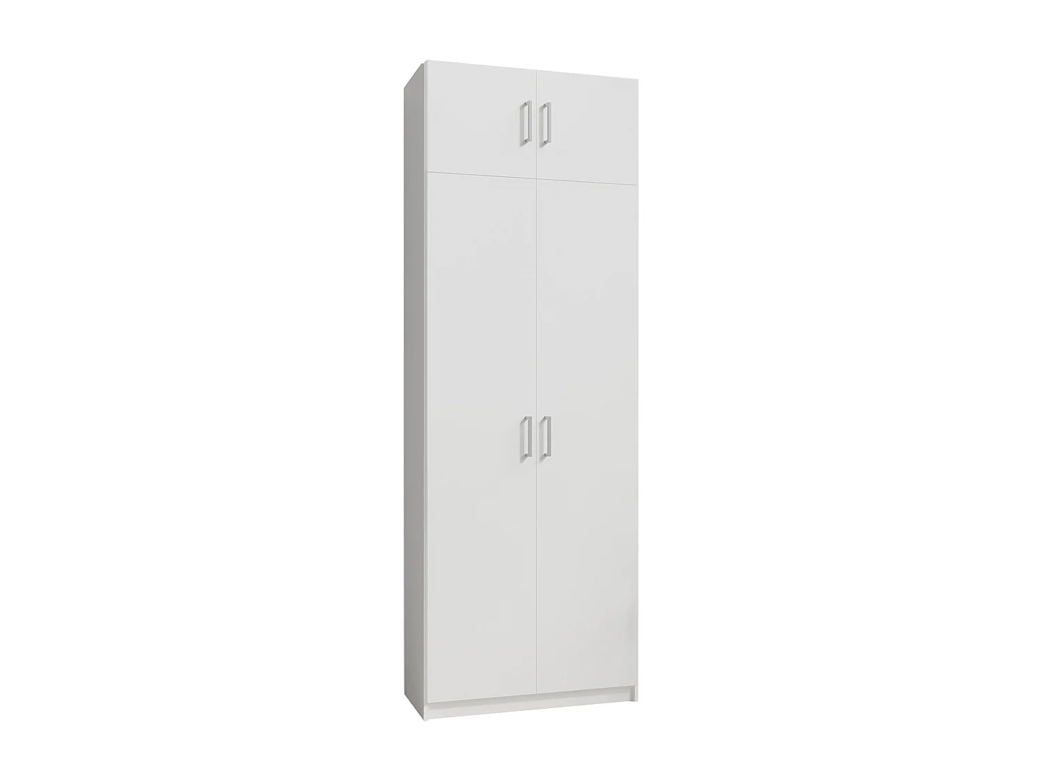 Armario 5 puertas y 6 cajones - L228 cm - Blanco - BELOMY